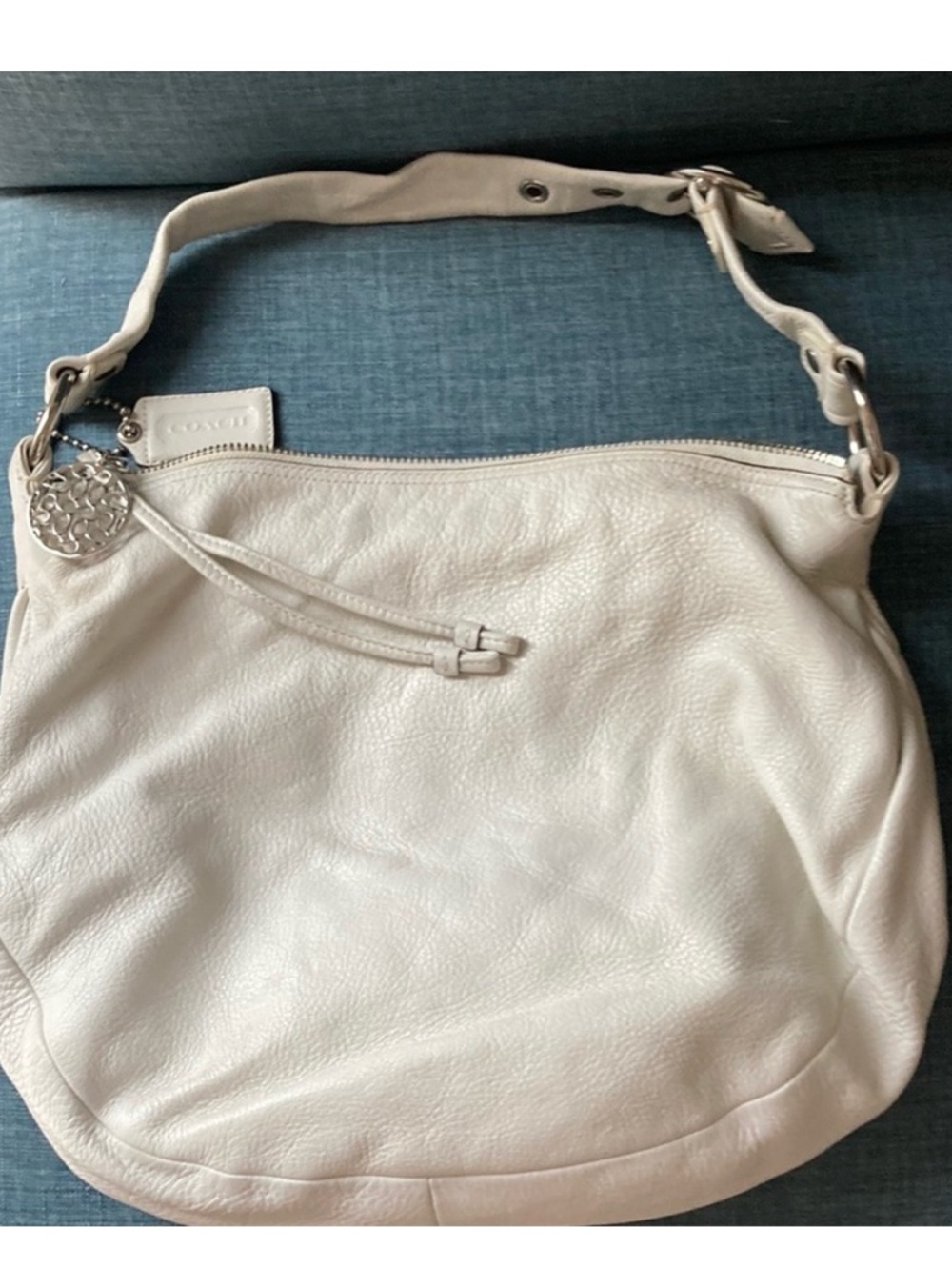 Coach Shoulder Bag Ali Leather Hobo B0969-13655 Soft Cream
Winter White